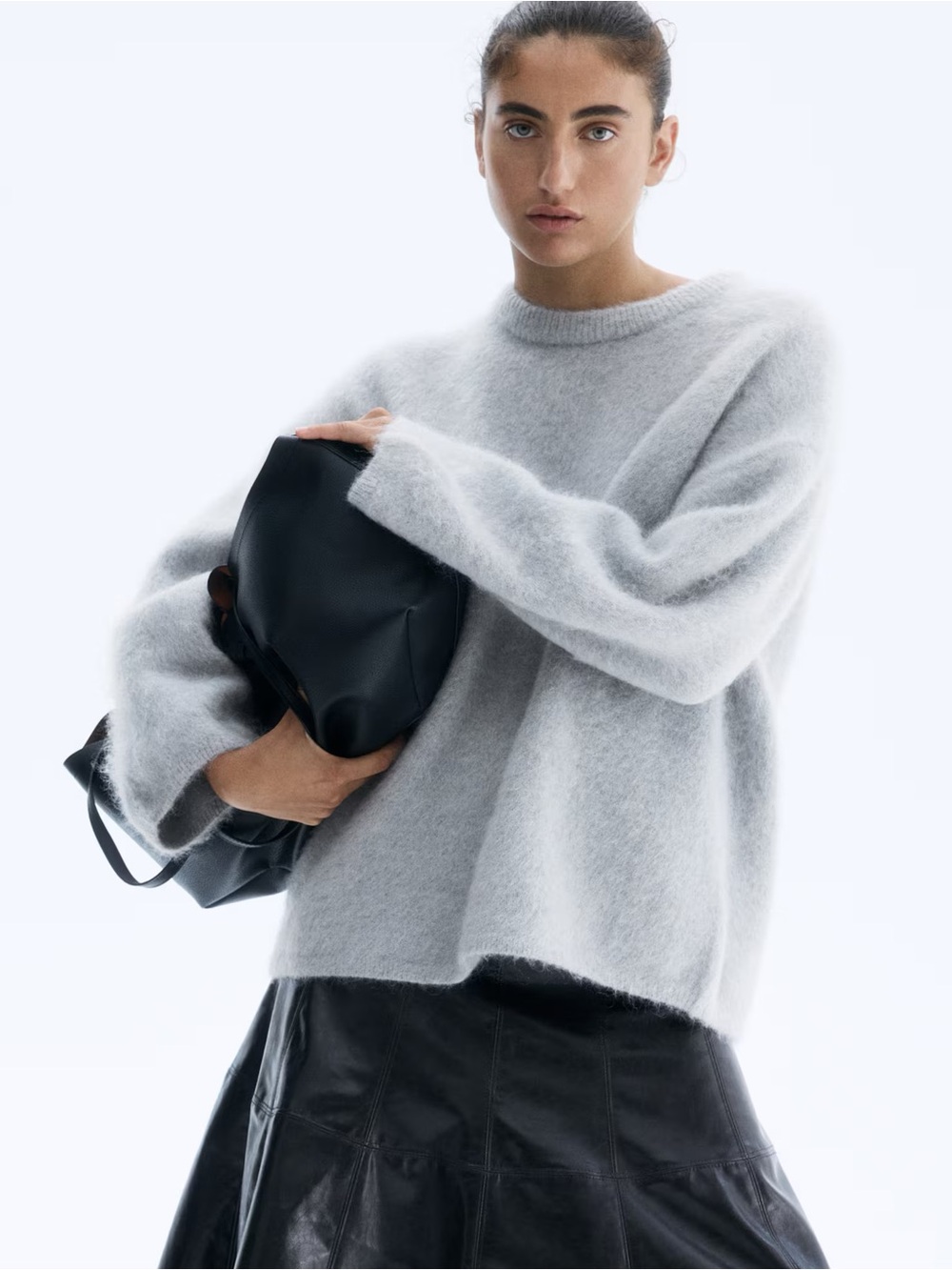 H&M Oversized Mohair-Blend Sweater